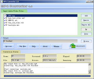 Screenshot of MP4 Converter